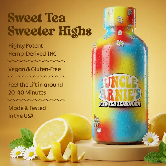 Uncle Arnies - Iced Tea Lemonade | Non-Carbonated | 100mg | 12oz - 1
