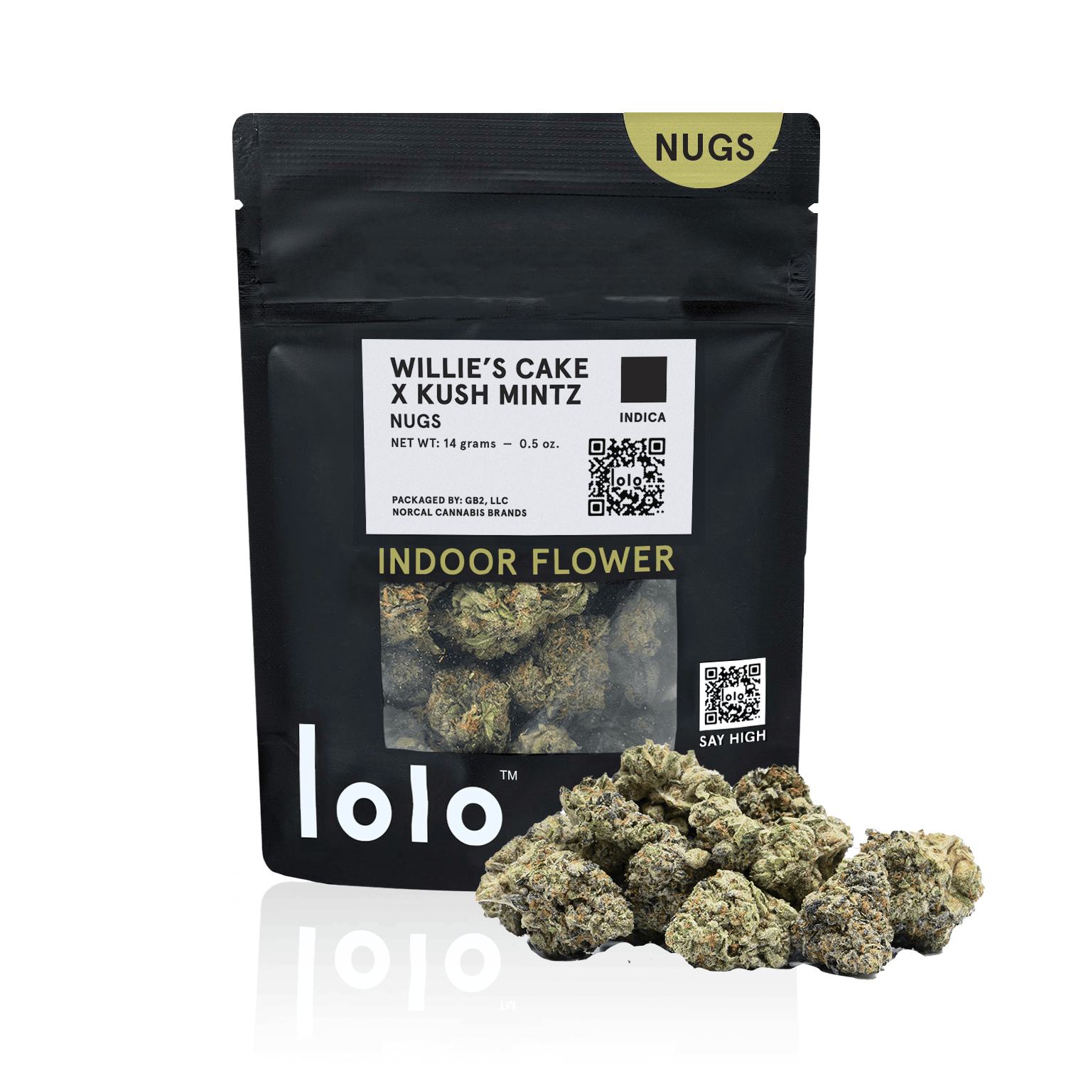 lolo - Willie's Cake + Kush Mintz | Indoor Buds | 14g - 1