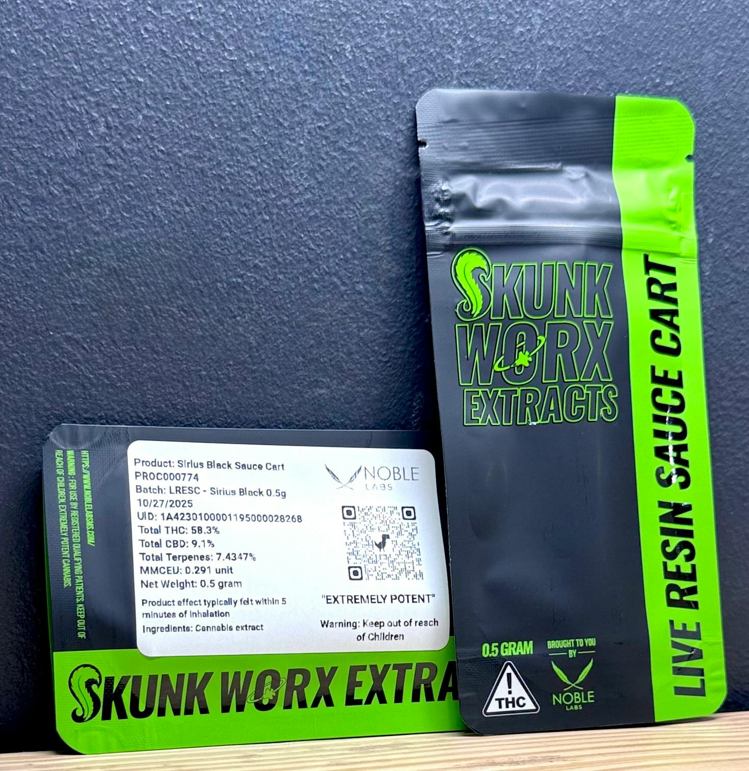 Noble Labs - Noble Labs Sauce .5g | Sirius Black - 1