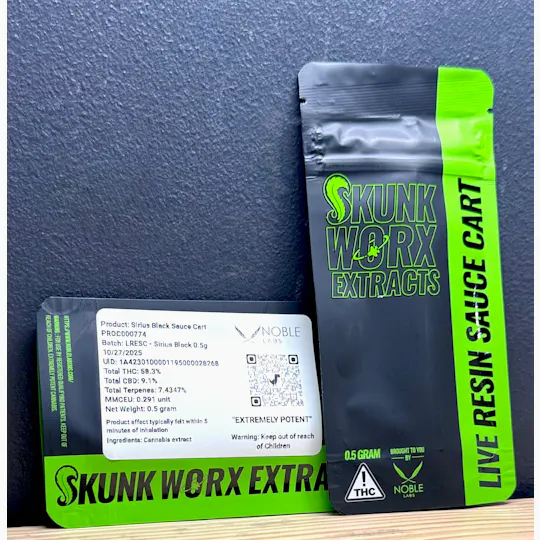 Noble Labs - Noble Labs Sauce .5g | Sirius Black - 1