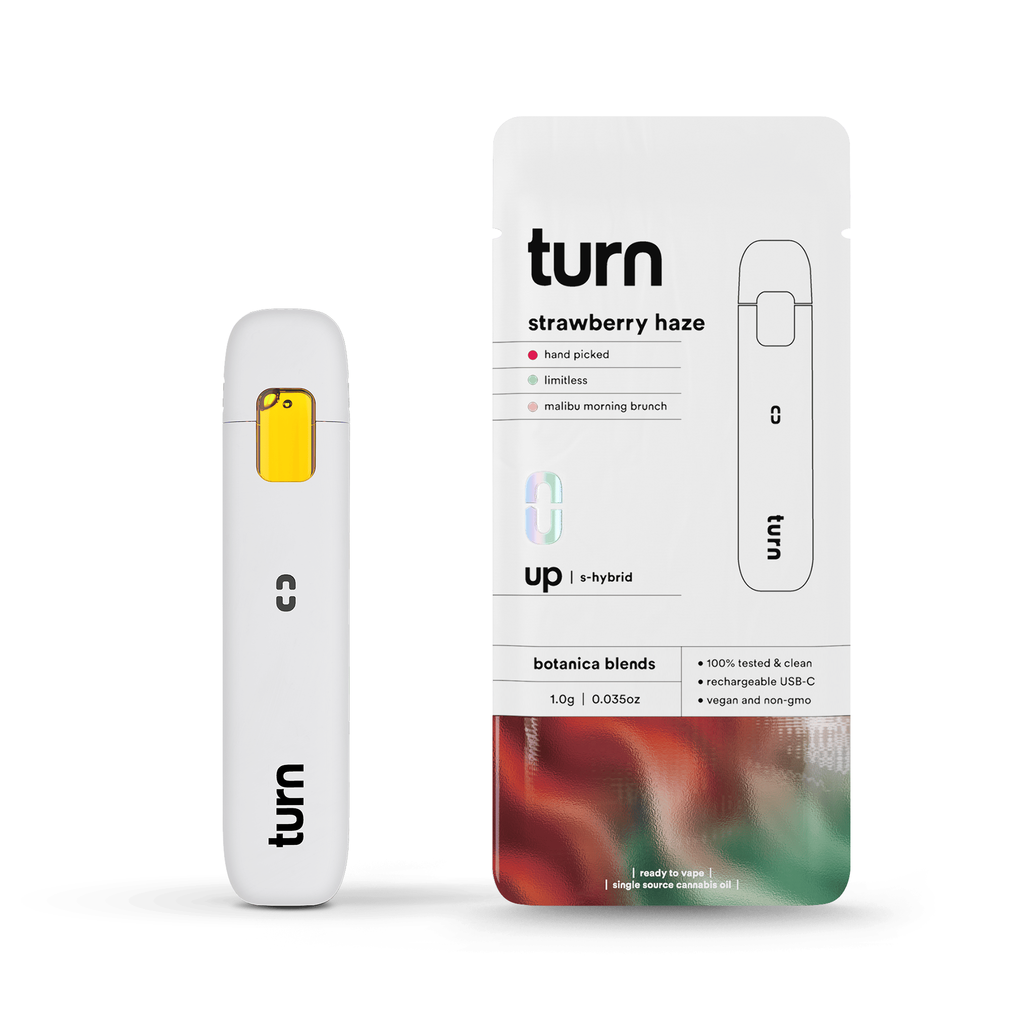 turn - Strawberry Haze | Botanica Blends | AIO | Sativa-Hybrid | 1g (2) - 1