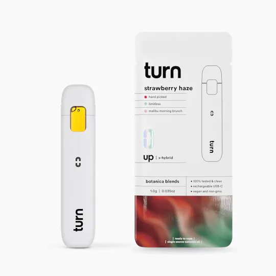 turn - Strawberry Haze | Botanica Blends | AIO | Sativa-Hybrid | 1g (2) - 1