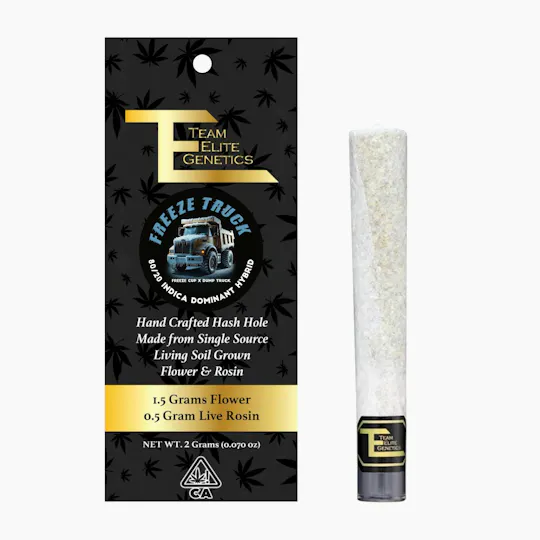 Team Elite Genetics - Freeze Truck | Hash Hole Infused Joint | 2g - 1