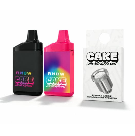 CAKE she hits different - Black Cherry | Dab Baddie Disposable Kit | 1.25g - 1