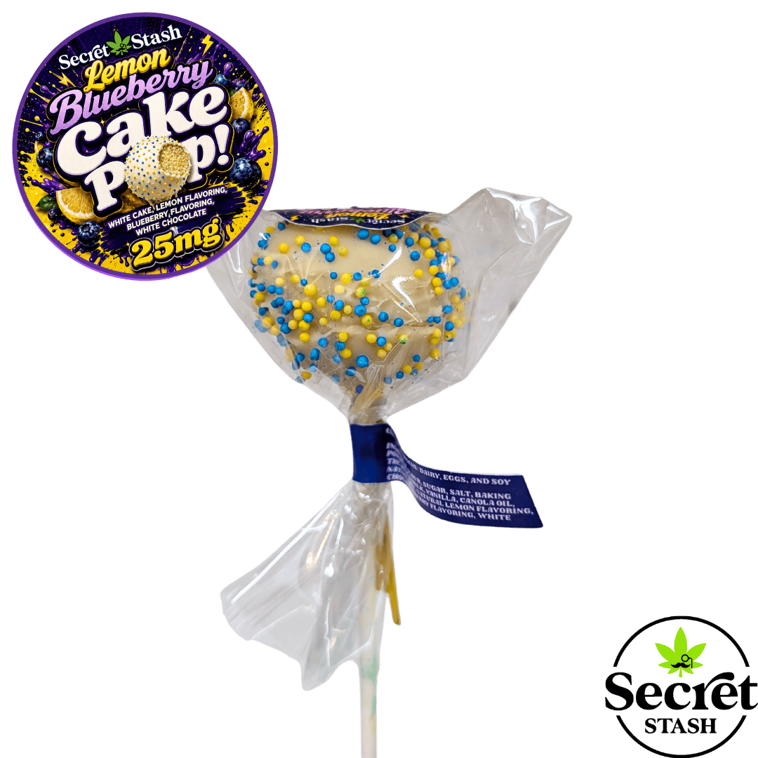 Secret Stash - Secret Stash | Cake Pop | Lemon Blueberry (White Chocolate) | 25mg - 1