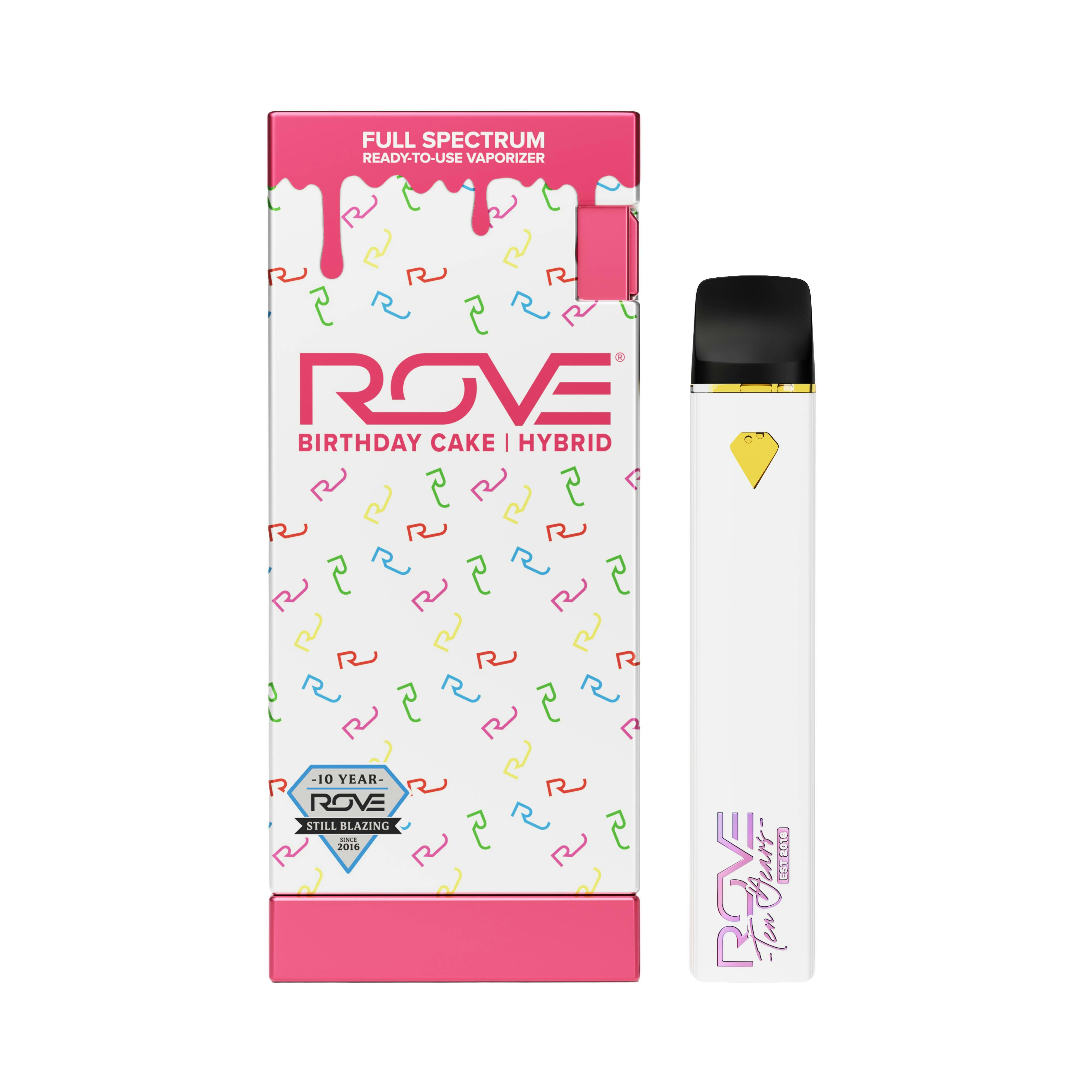 ROVE - Birthday Cake | Melted Diamond Live Resin Vaporizer | 1.0g (Ready-To-Use) - 1