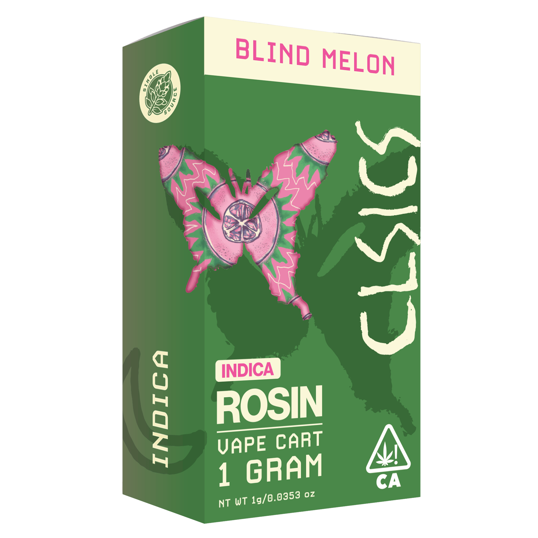 CLSICS Rosin & Rosin Infused Pre Rolls - Blind Melon - Live Rosin Vape Cartridge - 1g - 1