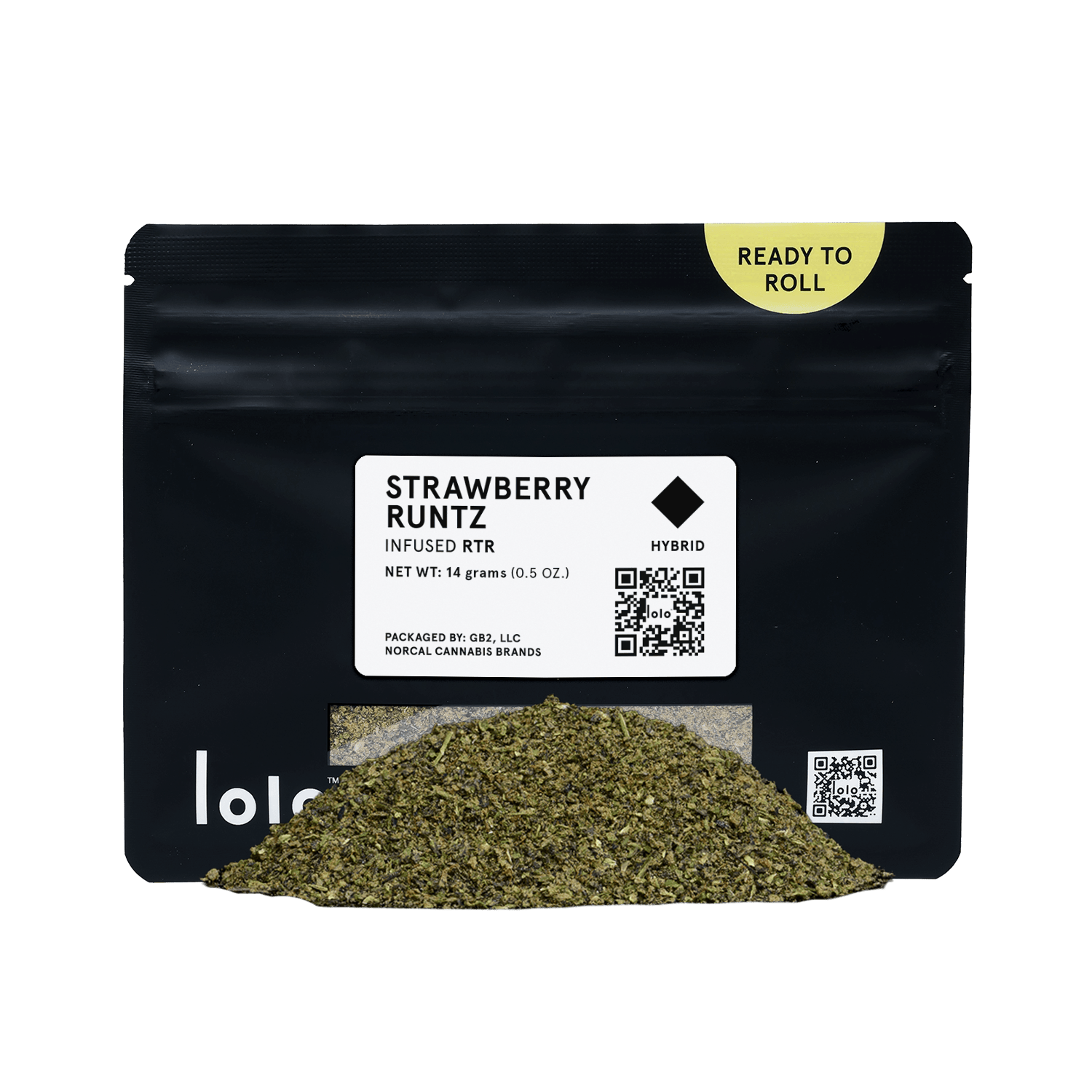lolo - Strawberry Runtz | Indoor Kief Infused Ready To Roll | 14g - 1