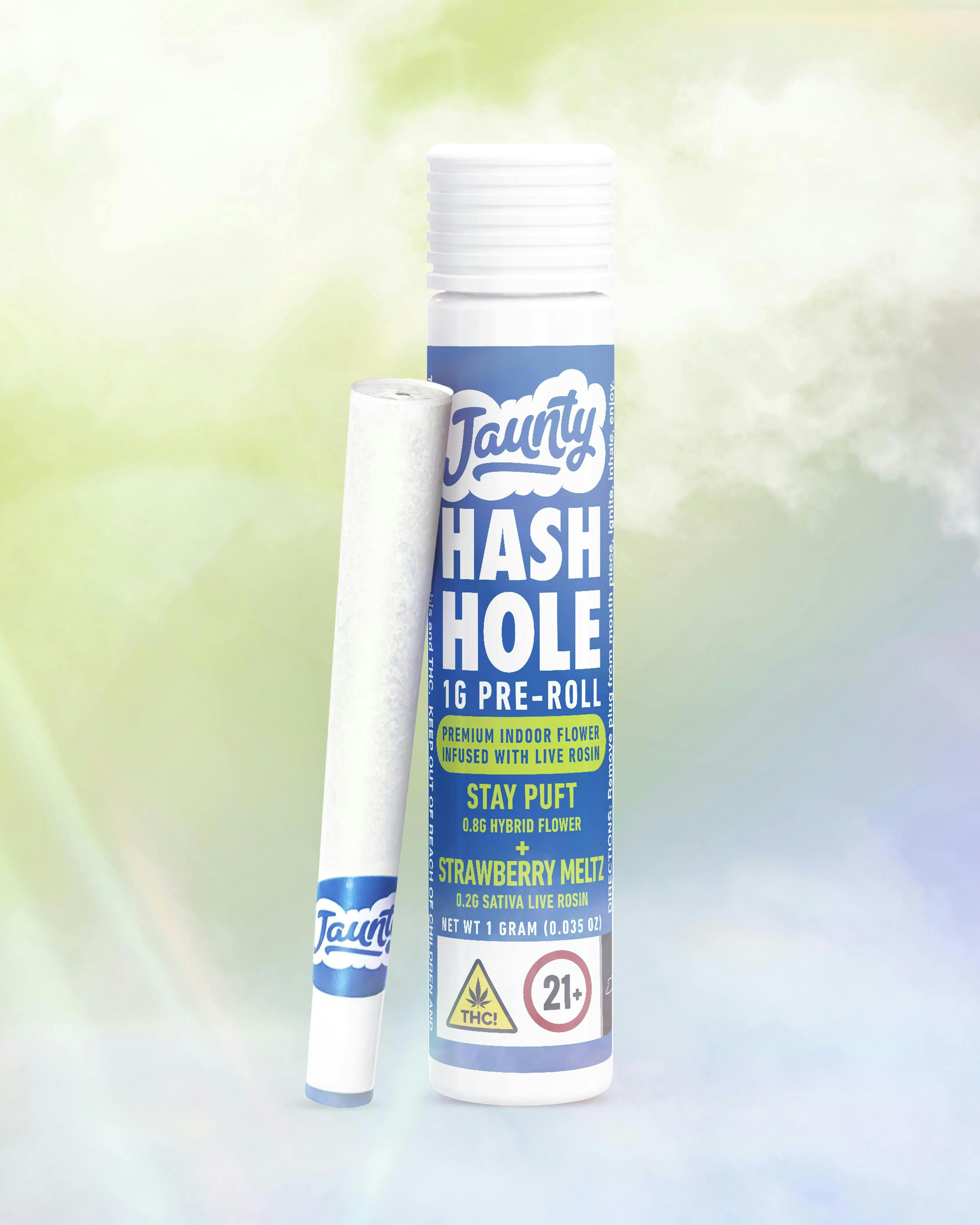 Jaunty - Stay Puft x Strawberry Meltz | Hash Hole Infused Joint | 1g - 1