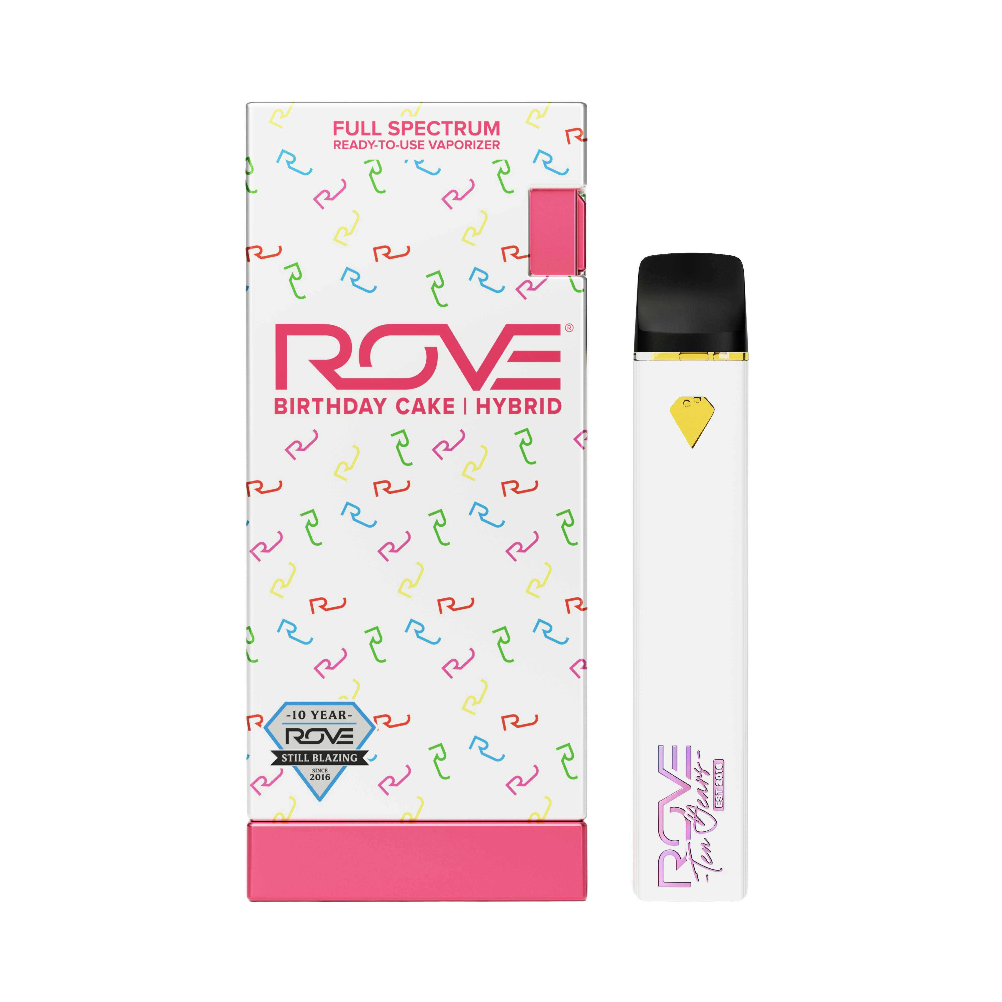 ROVE - Birthday Cake | Melted Diamond Live Resin Vaporizer | 1.0g (Ready-To-Use) - 1