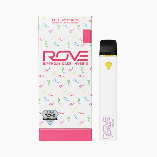 ROVE - Birthday Cake | Melted Diamond Live Resin Vaporizer | 1.0g (Ready-To-Use) - 1