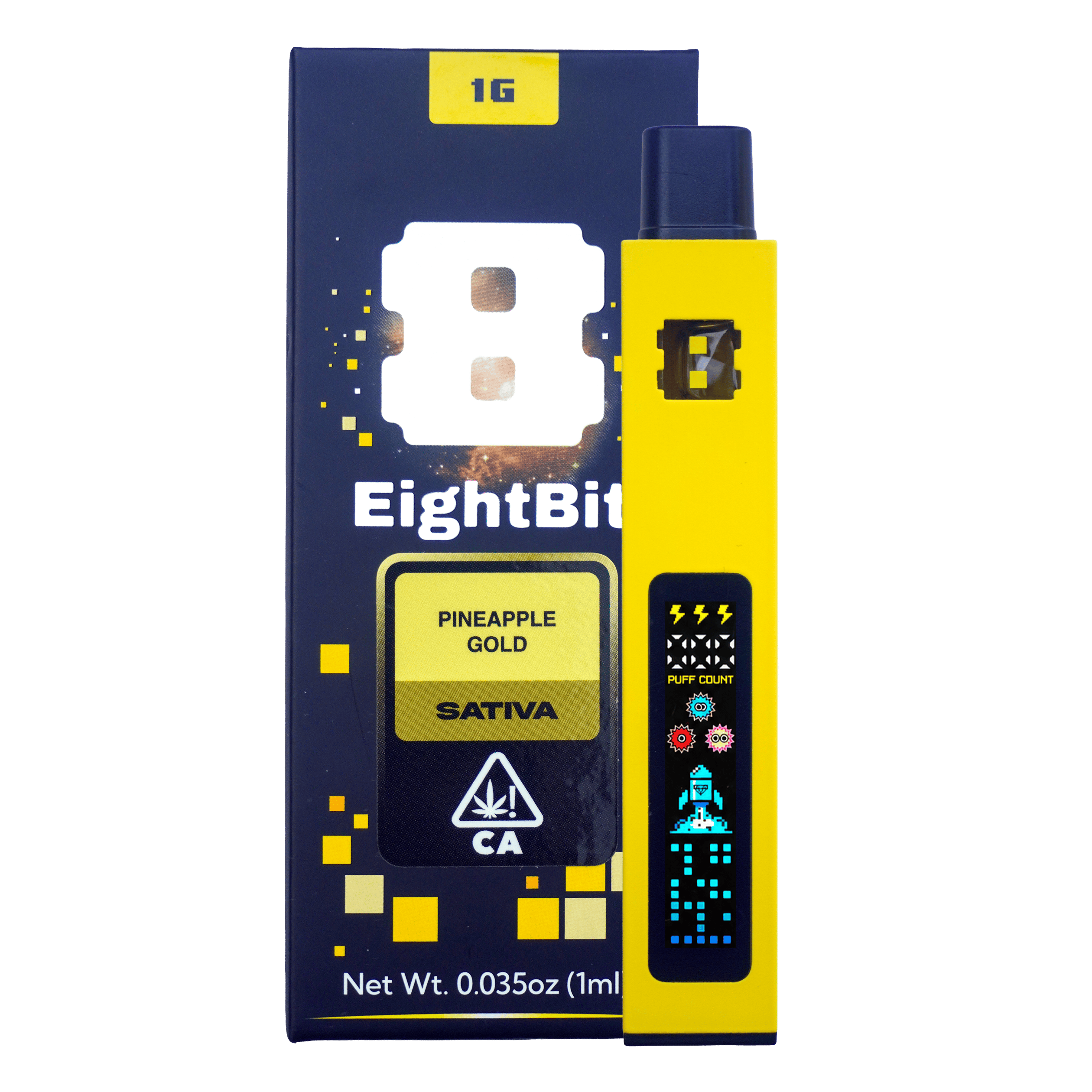 EIGHTBIT - 2026 PINEAPPLE GOLD - ALL IN ONE 1G - 1