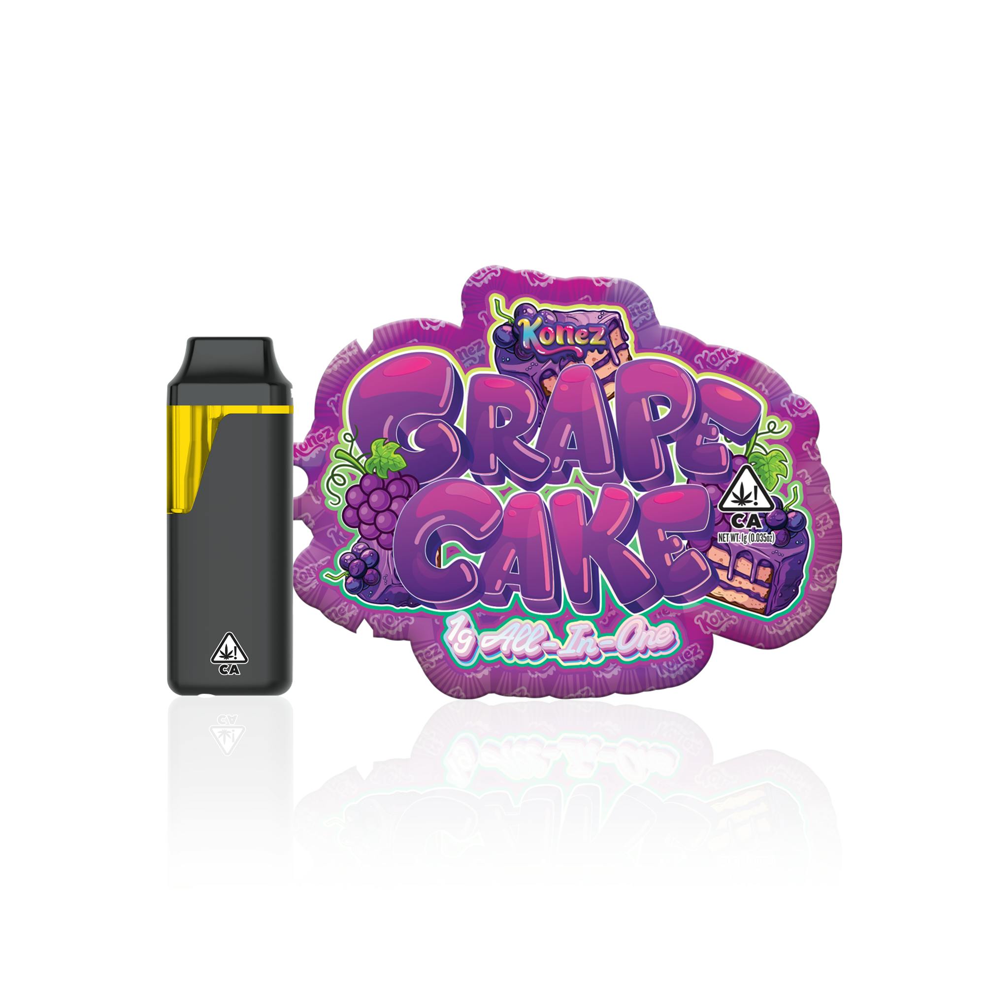 Konez - Grape Cake - AIO Vape - 1g - 1