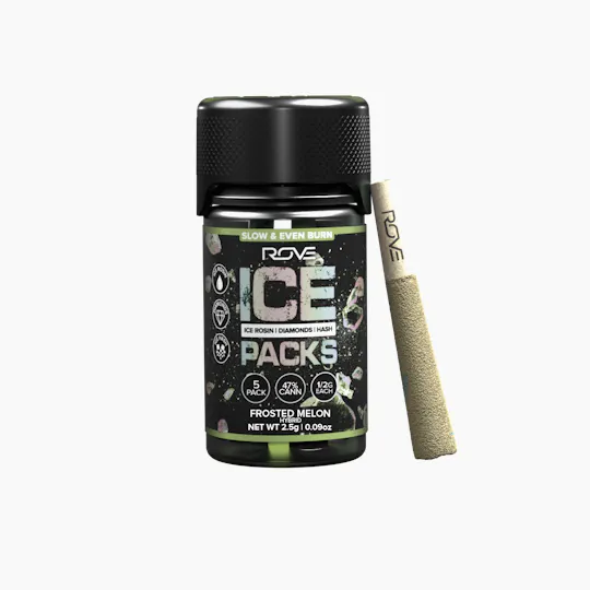 ROVE - Frosted Melon | Infused Ice Packs (Rosin, Hash, and Diamonds) | 5x 0.5g - 1