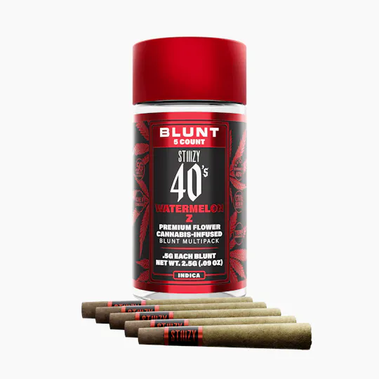 STIIIZY - - WATERMELON Z - .5G 40's Infused Mini Blunt 5 Pack - 1