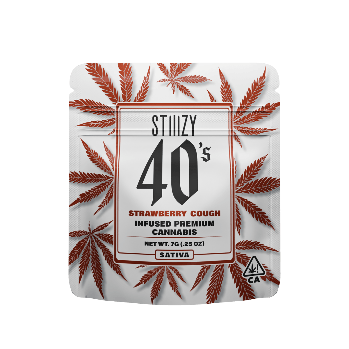 STIIIZY - - STRAWBERRY COUGH - 7G 40's Infused Flower - 1