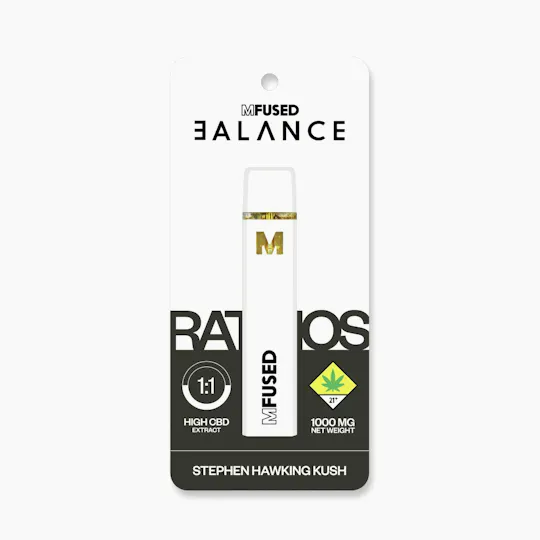 Super Fog by MFused - Stephen Hawking Kush (1:1) | BALANCE RATIOS Disposable | 1g - 1