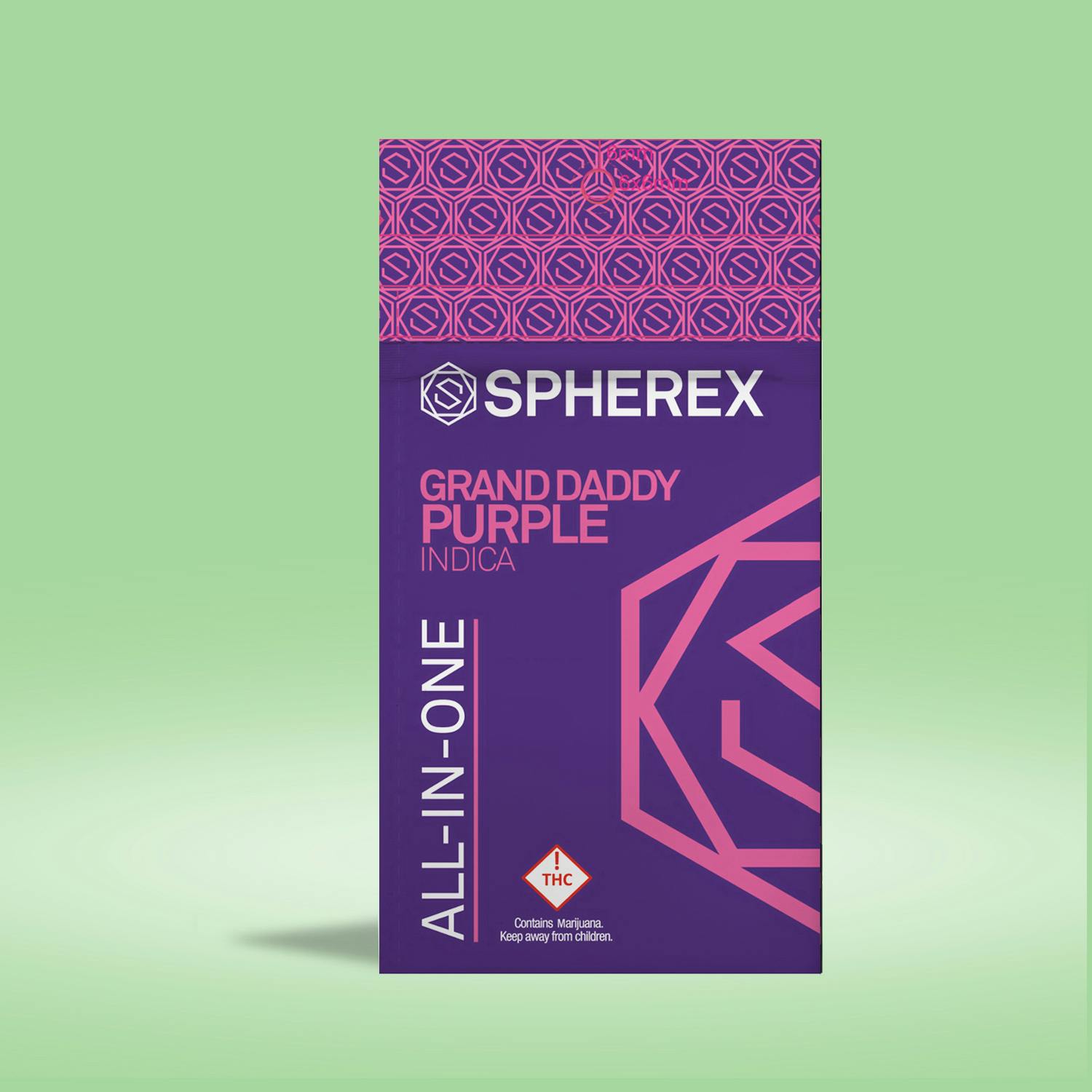 Spherex - Grand Daddy Purple All-in-One Vape - 1g AIO Mini - 1
