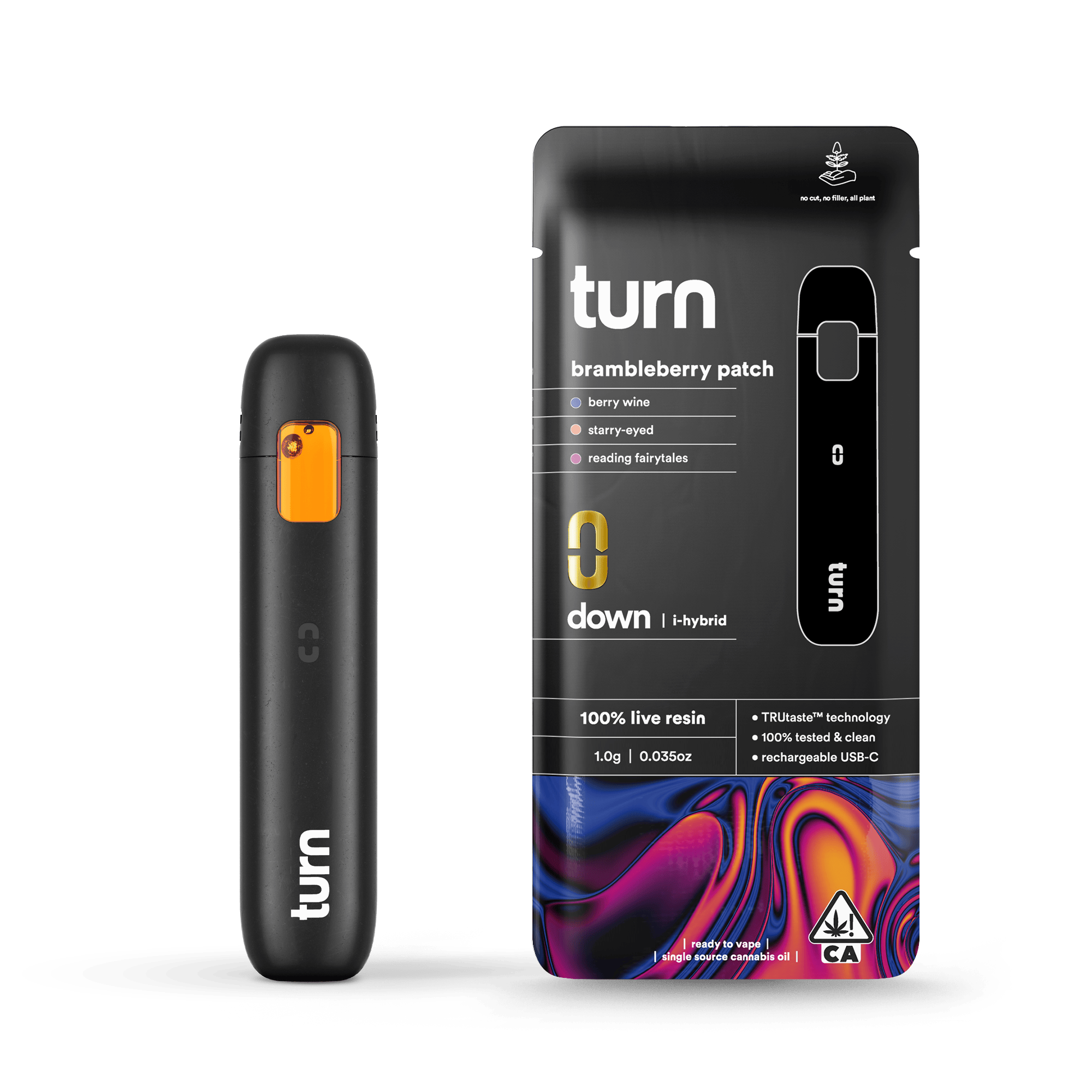turn - Brambleberry Patch | 100% Live Resin | AIO | Indica-Hybrid - 1