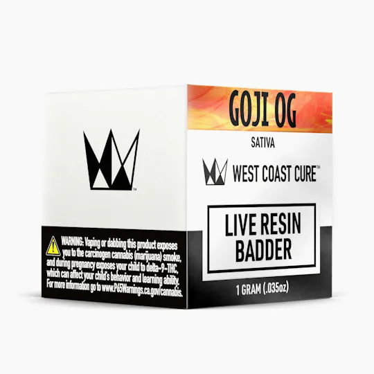West Coast Cure - Goji OG Live Resin Badder - 1