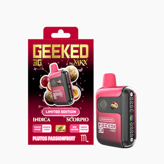 MKX Oil Co - Plutos Passionfruit | Geeked Disposable | 3g - 1