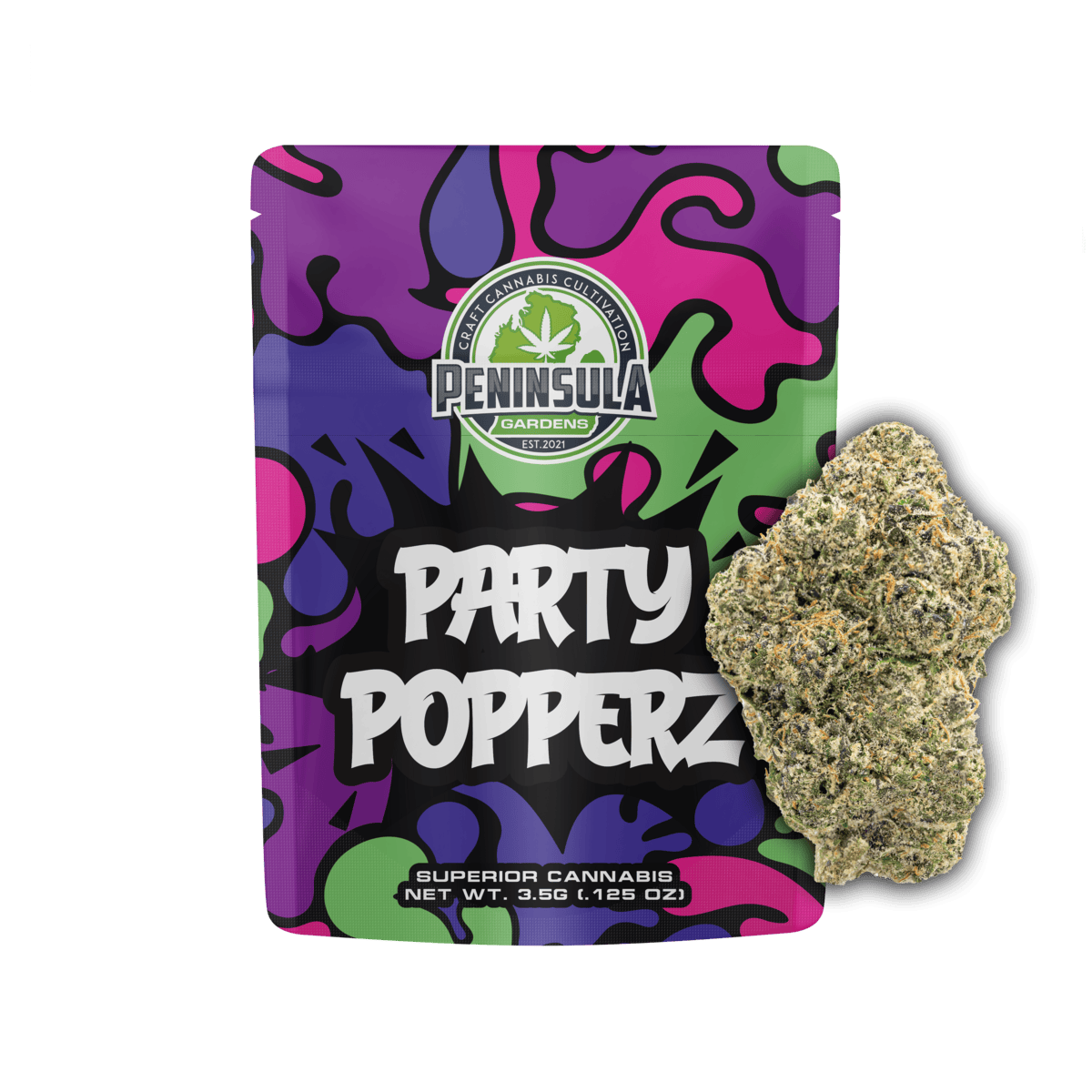 Peninsula Gardens - Peninsula Gardens | Party Popperz | Big Buds | 3.5g - 1