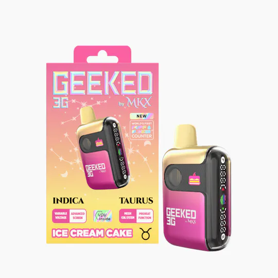 MKX Oil Co - Ice Cream Cake | Geeked Disposable | 3g - 1