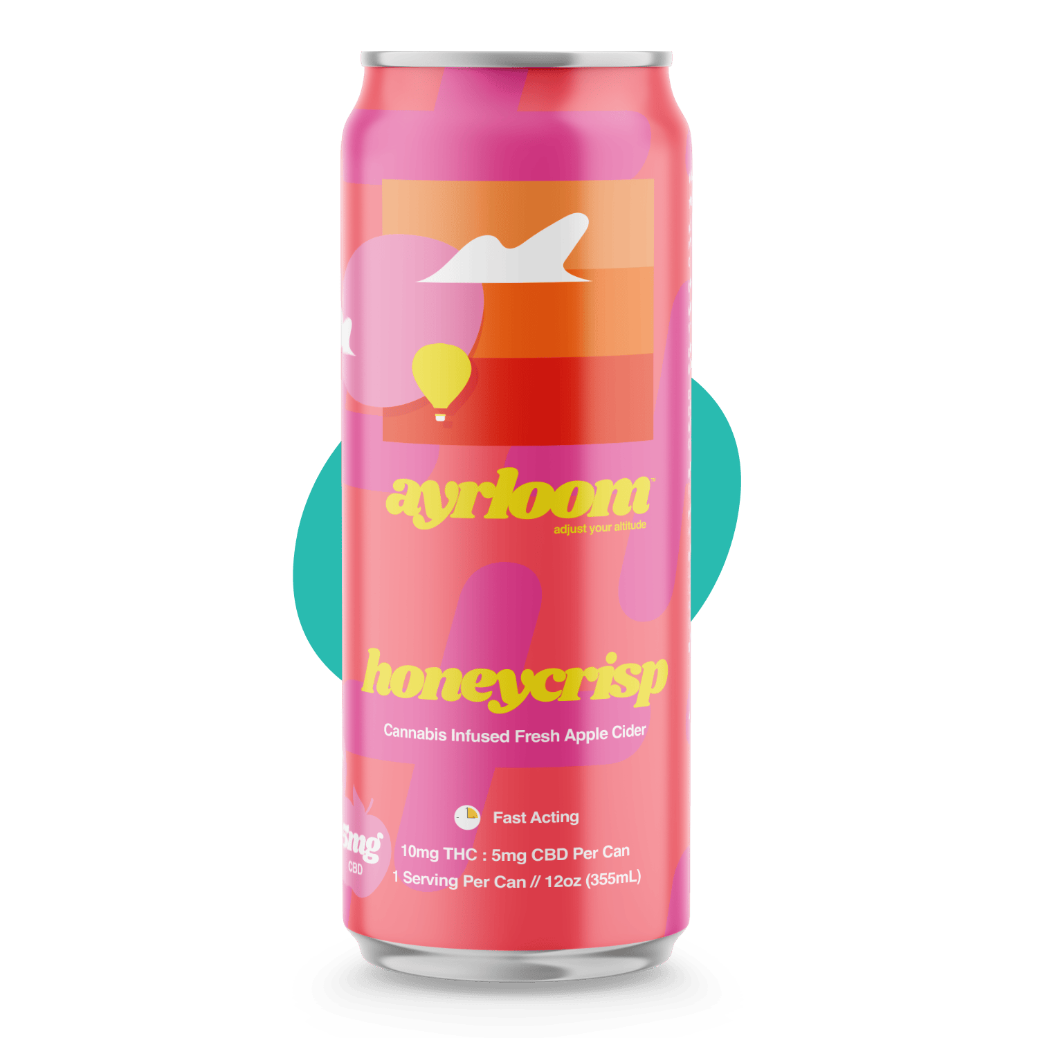 ayrloom - Honeycrisp 2:1 THC:CBD | Carbonated | 10mg | 12 fl oz - 1