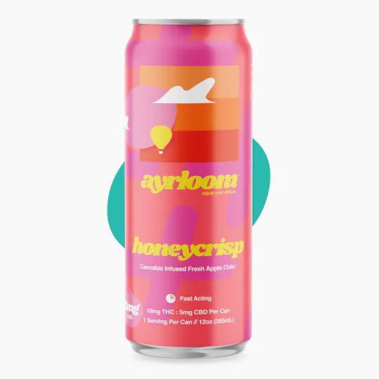 ayrloom - Honeycrisp 2:1 THC:CBD | Carbonated | 10mg | 12 fl oz - 1