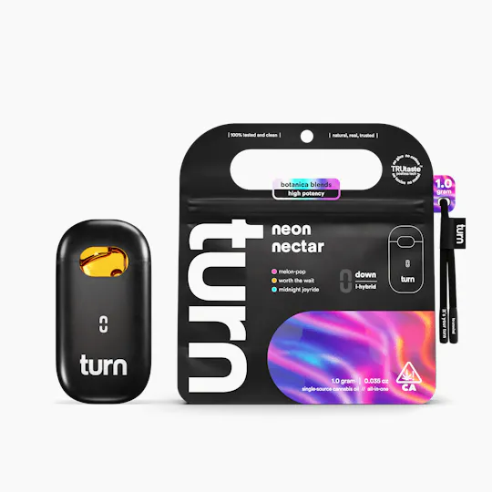 turn - Neon Nectar | Botanica Blends | AIO | Indica-Hybrid | turnone | 1g - 1