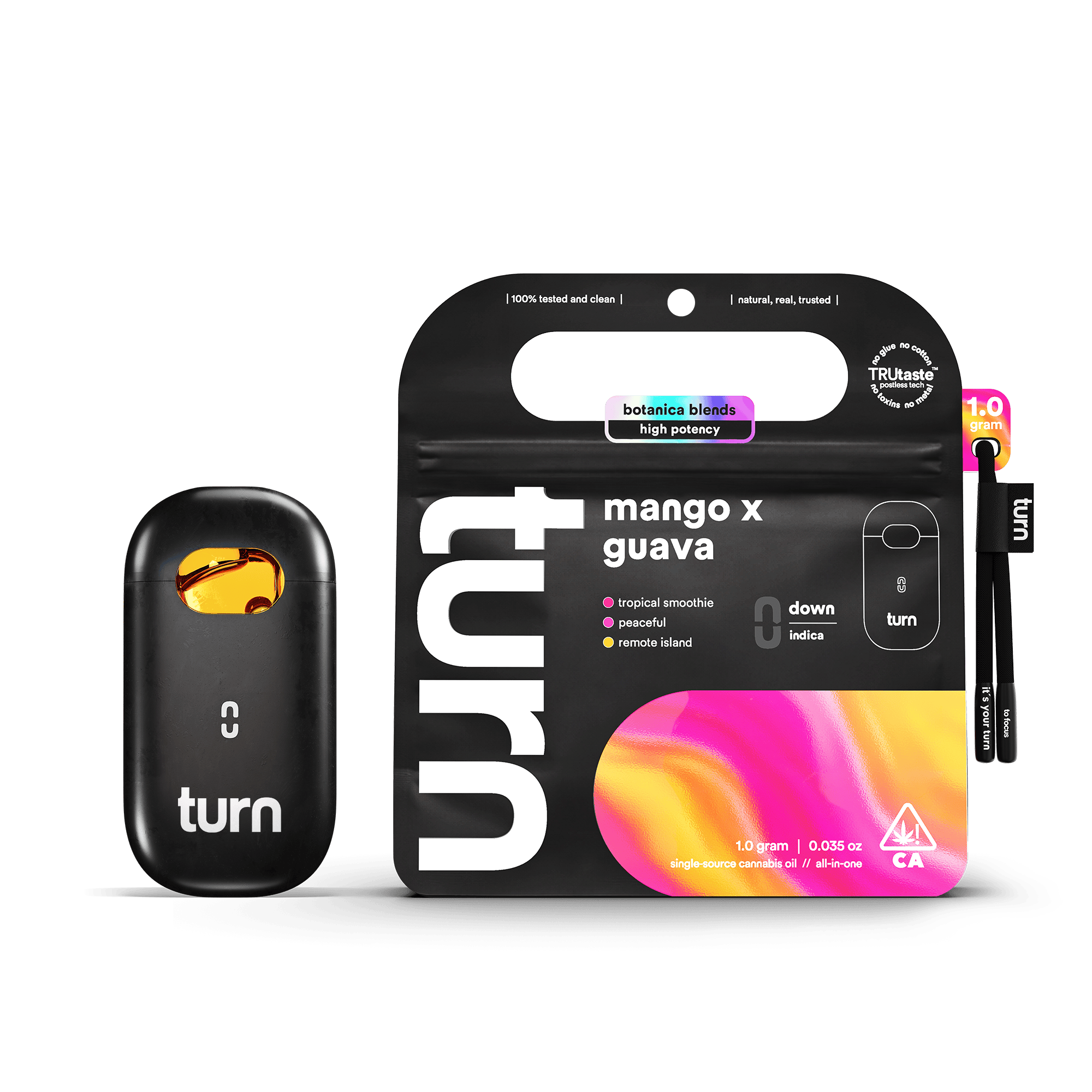 turn - Mango x Guava | Botanica Blends | AIO | Indica (1) - 1
