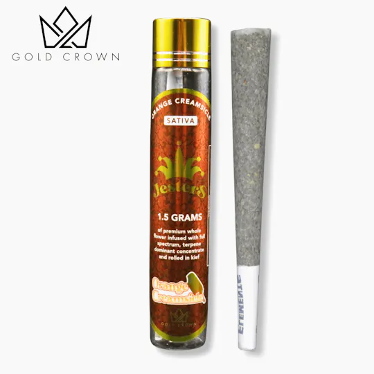 Gold Crown - Orange Creamsicle | Jesters Infused Joint | 1.5g - 1