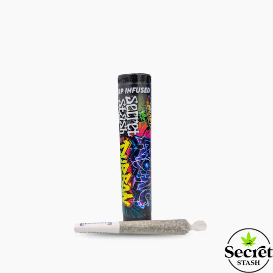 Secret Stash - Full Bud Pre Roll | Terp Infused | Atomic Durban | Half Gram - 1