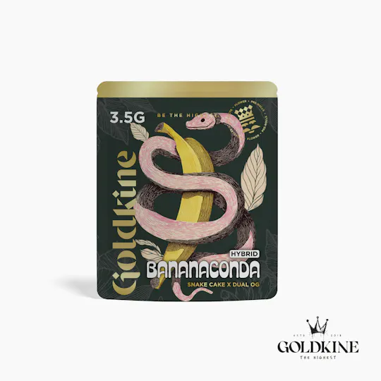 Goldkine - Goldkine Flower 3.5G (Mylar) Bananaconda - 1