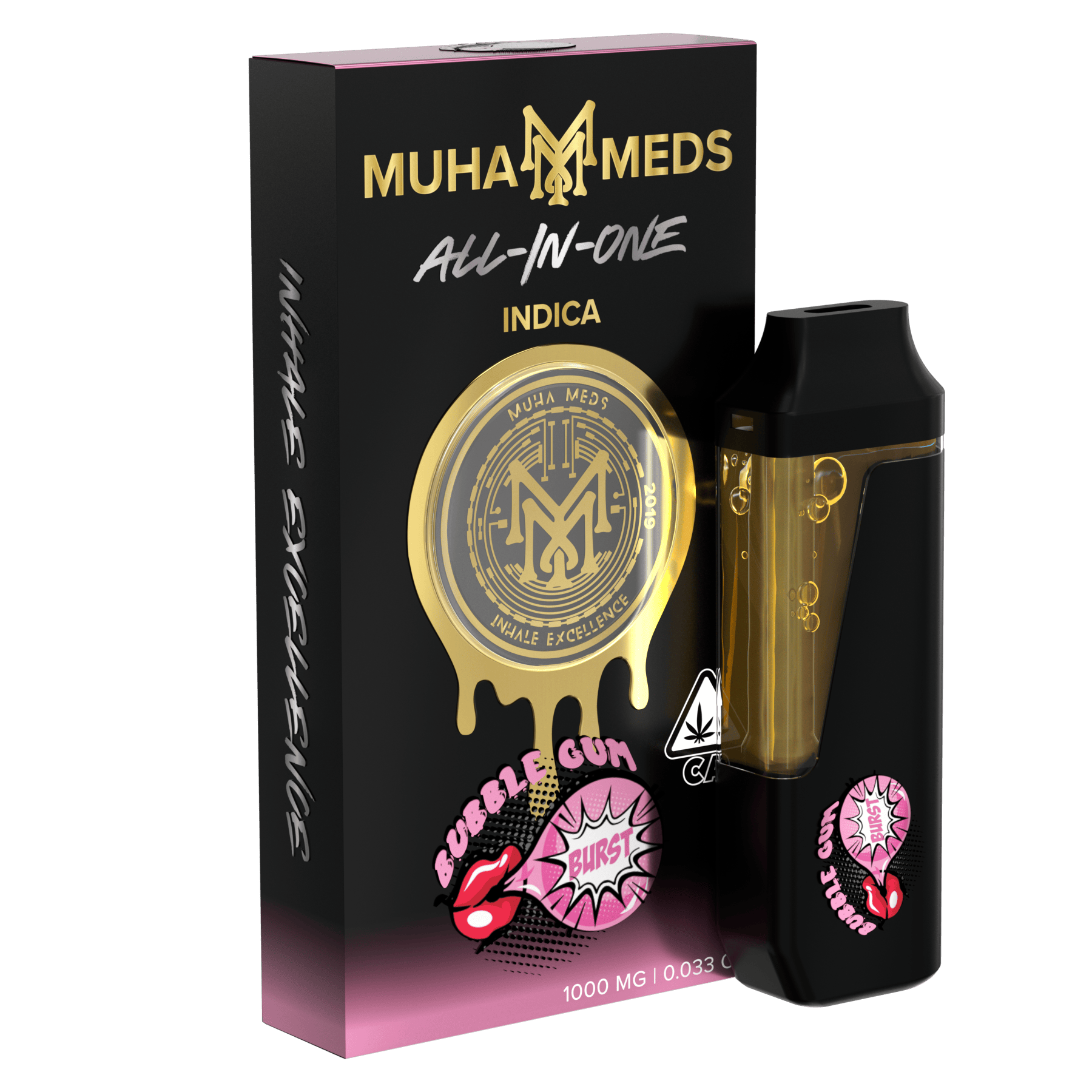 Muha Meds - Muha Meds | Bubblegum Burst | Disposable | 1g - 1