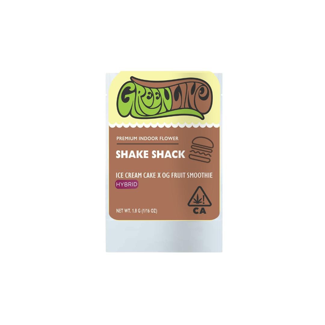 Greenline - Shake Shack - 1/16 oz - Indoor - Indica Hybrid - 1.8g - 1