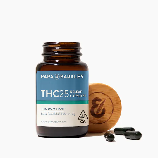 Papa & Barkley - THC25 Releaf Capsules, 40ct - 1