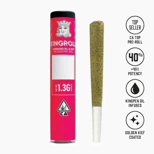 Kingroll - Super Lemon Haze x Gelonade | Infused Joint | 1.3g - 1