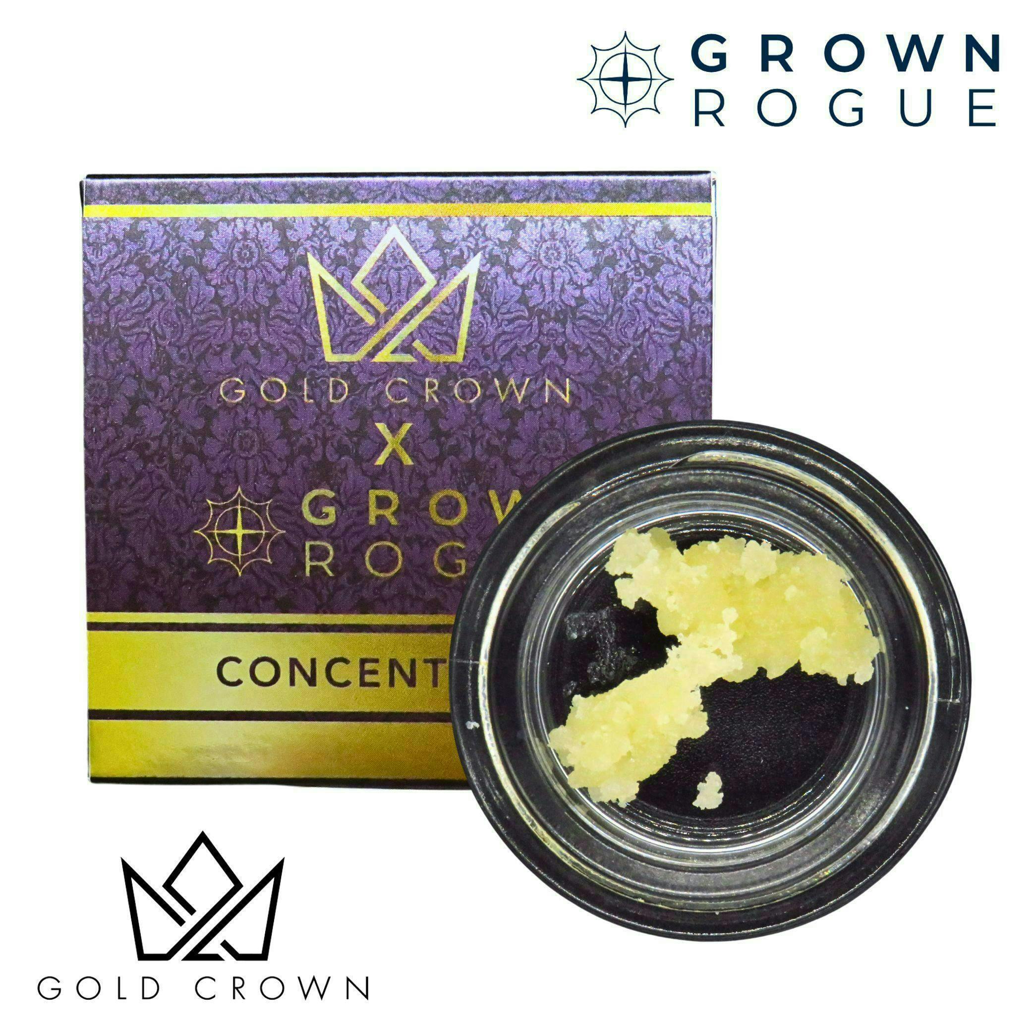 Gold Crown - Gold Crown x Grown Rogue | Crunch Berry | Badder | 1g - 1