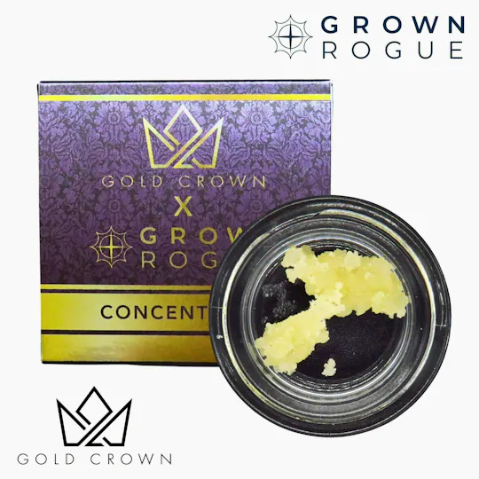 Gold Crown - Gold Crown x Grown Rogue | Crunch Berry | Badder | 1g - 1