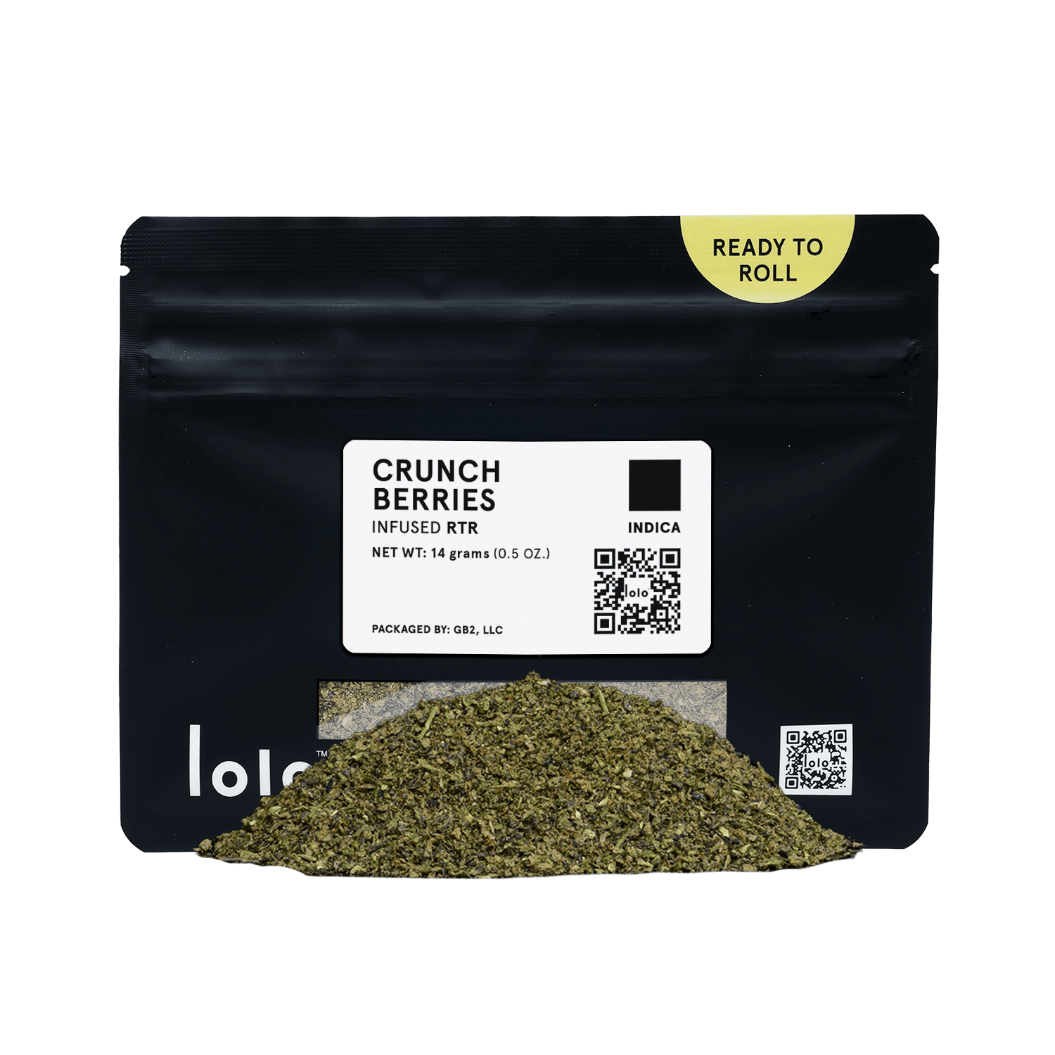 lolo - Crunch Berries | Indoor Kief Infused Ready To Roll | 14g - 1