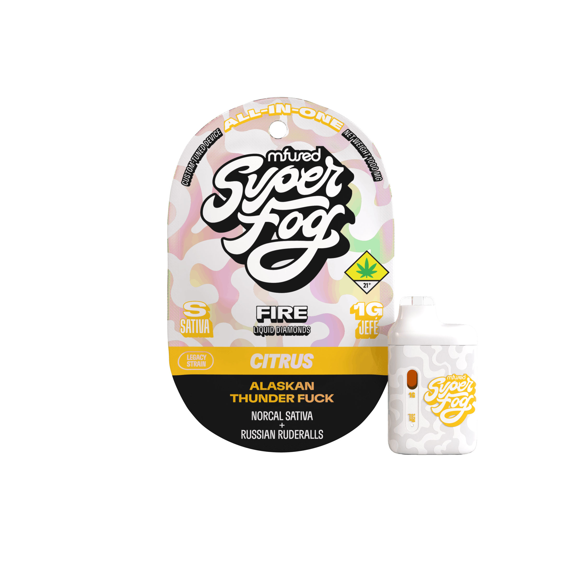 Super Fog by MFused - ATF | FIRE Liquid Diamonds Jefé Disposable | 1g - 1