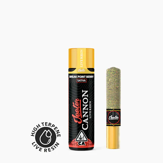 Jeeter - Break Point Berry | Live Resin Cannon | Infused Joint | 1.3g - 1