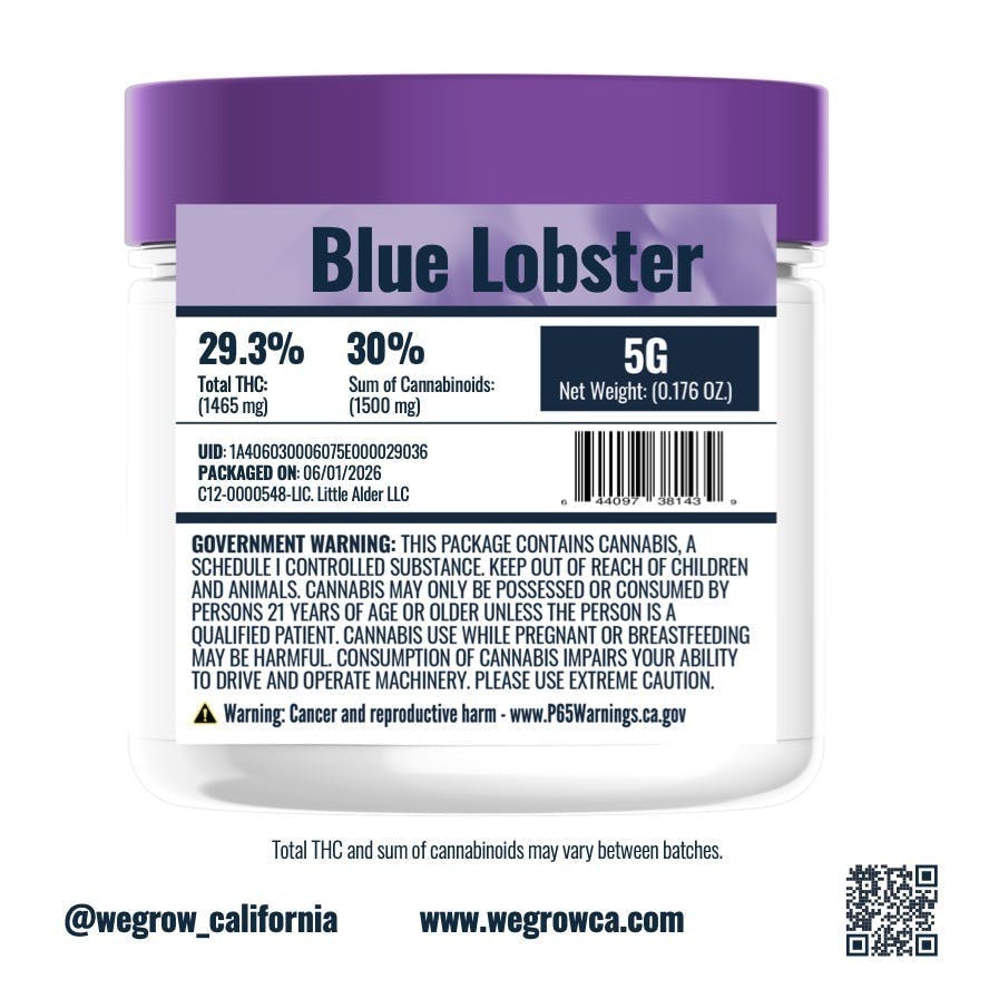 We Grow - Blue Lobster | Big Buds | 5g - 1