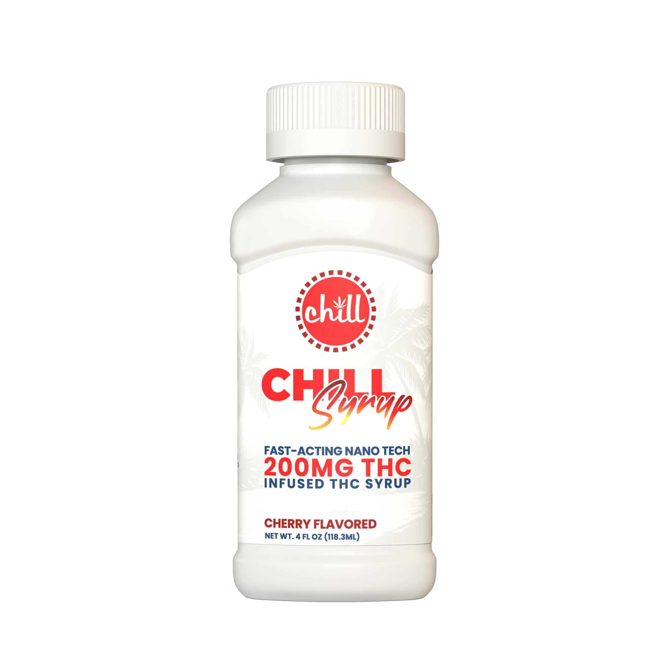 Chill Medicated - Cherry | 200MG THC Syrup | Chill Medicated | REC - 1