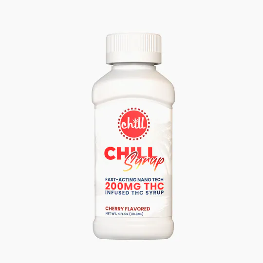 Chill Medicated - Cherry | 200MG THC Syrup | Chill Medicated | REC - 1
