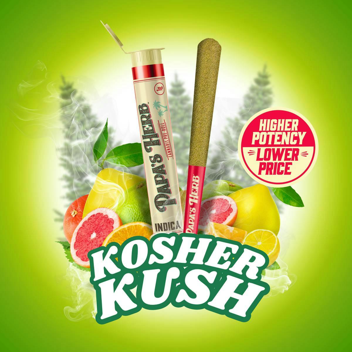 Papa's Herb - Kosher Kush | Joint | 1g - 1