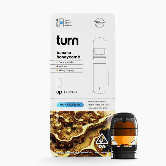 turn - Banana Honeycomb | 100% Solventless | Sativa-Hybrid - 1