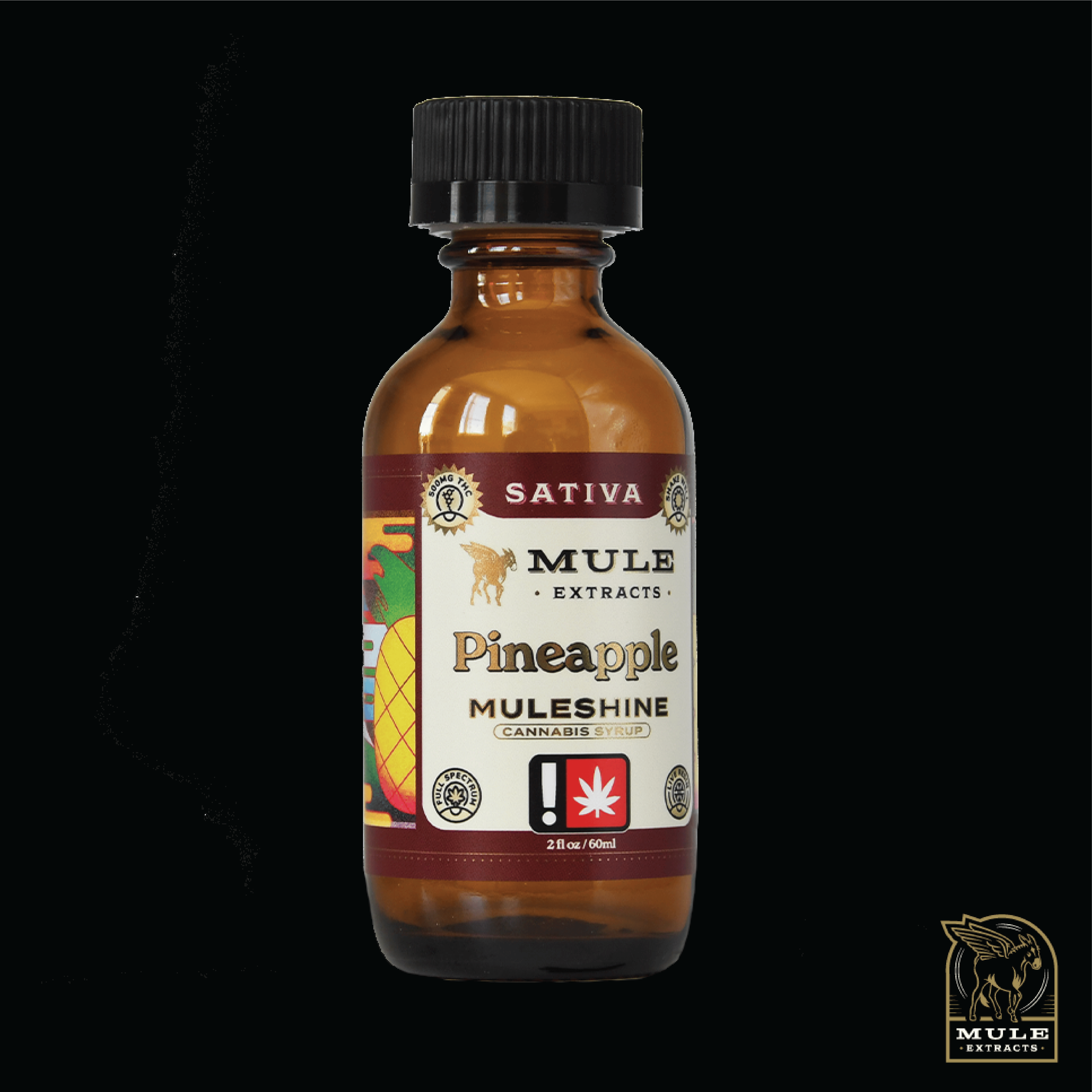 Mule Extracts - Pineapple Muleshine | Infused Syrup | 500mg | 60ml - 1