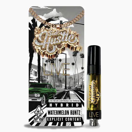 Side Hustle - Watermelon Runtz Live Resin Vape - Hybrid - 1g - 1